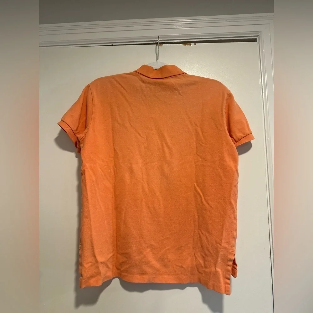 Vintage 90s Mens Size: M Classic Cotton Polo Ralph Lauren Shirt Orange